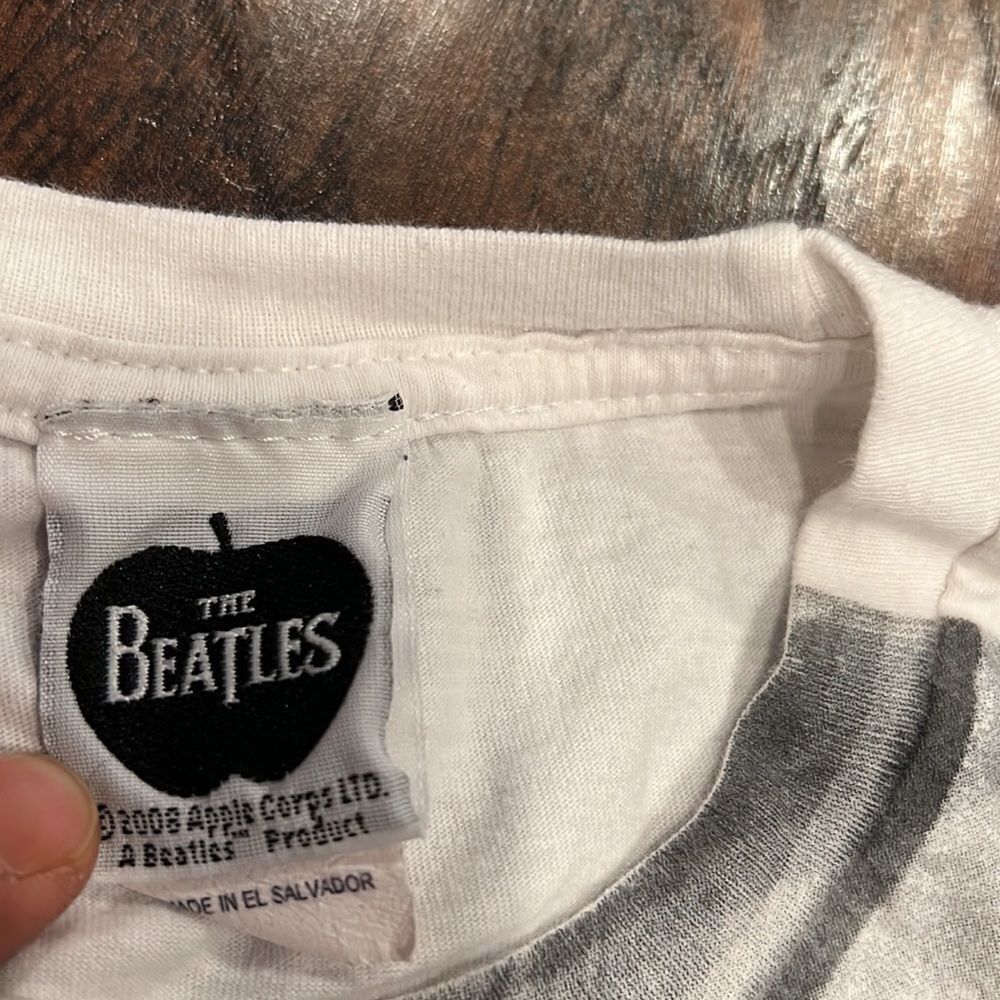 Y2K 2008 The Beatles T shirt white mens size M women’s large L in GUC band Tee - Picture 4 of 7